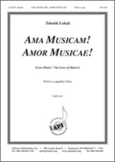 Ama Musicam Amor Musicae SSAA choral sheet music cover